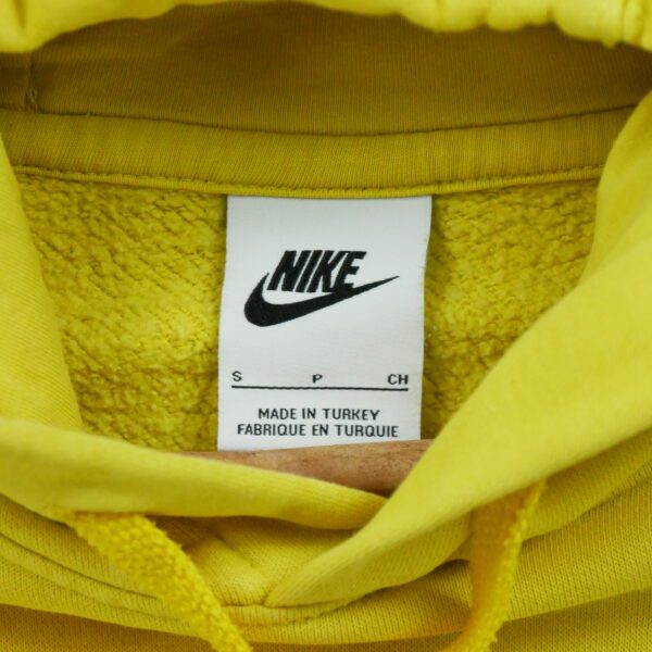 Sweat a capuche homme manches longues jaune Nike Motif imprime Col Rond