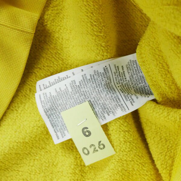 Sweat a capuche homme manches longues jaune Nike Motif imprime Col Rond