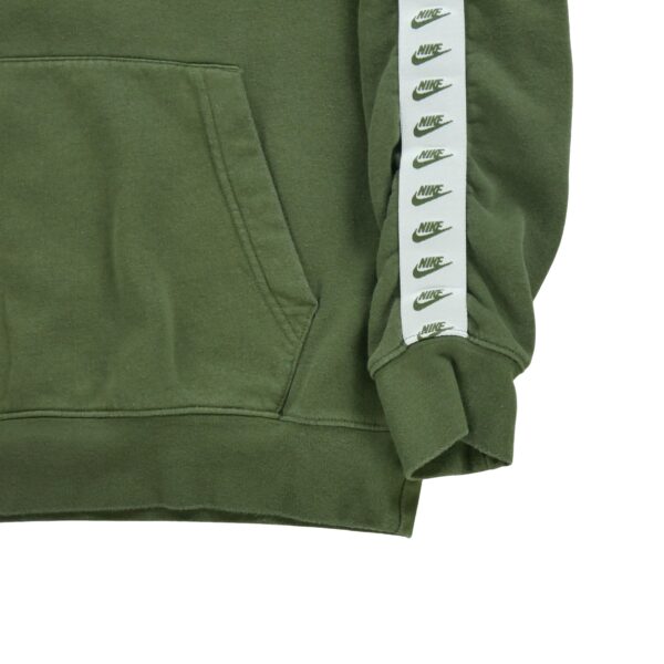 Sweat a capuche homme manches longues kaki Nike Col Rond