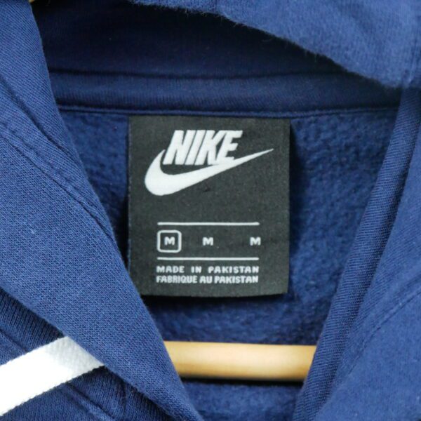 Sweat a capuche homme manches longues marine Nike Motif imprime Col Rond