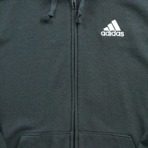 Sweat a capuche homme manches longues noir Adidas Col Rond