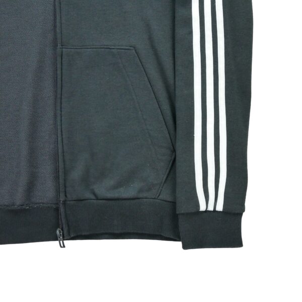 Sweat a capuche homme manches longues noir Adidas Col Rond