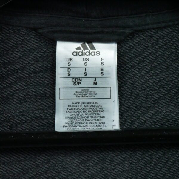 Sweat a capuche homme manches longues noir Adidas Col Rond