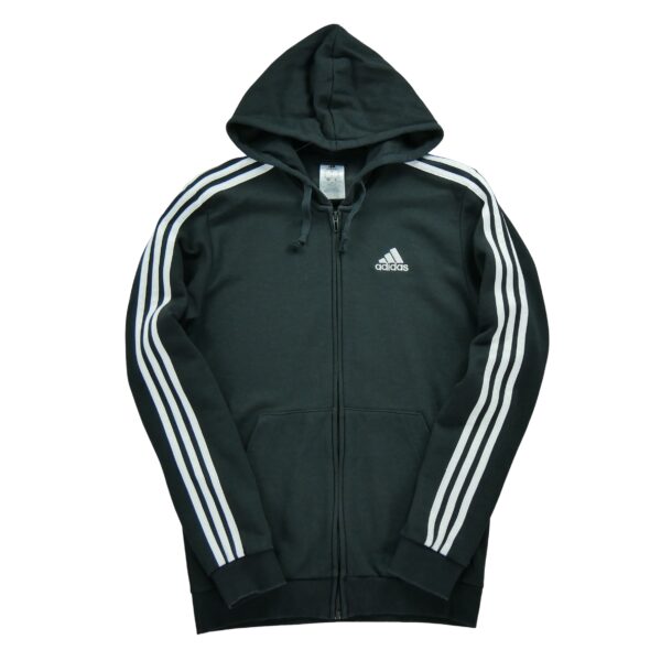 Sweat a capuche homme manches longues noir Adidas Col Rond