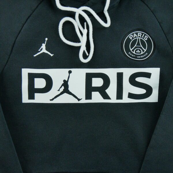 Sweat a capuche homme manches longues noir Jordan Col Rond