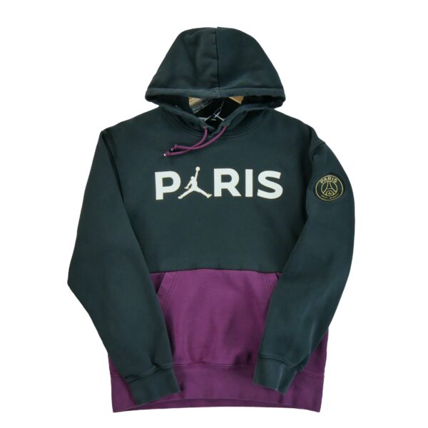 Sweat a capuche homme manches longues noir Jordan Col Rond