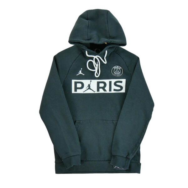 Sweat a capuche homme manches longues noir Jordan Col Rond
