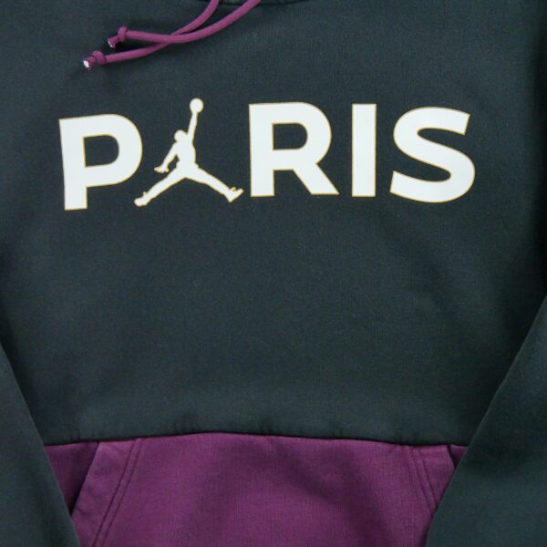 Sweat a capuche homme manches longues noir Jordan Col Rond