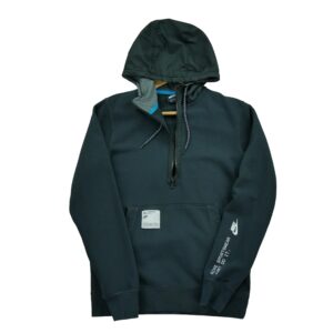 Sweat a capuche homme manches longues noir Nike Col Montant