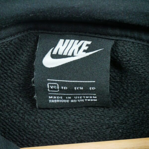 Sweat a capuche homme manches longues noir Nike Col Montant