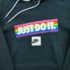 Sweat a capuche homme manches longues noir Nike Col Rond