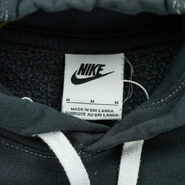 Sweat a capuche homme manches longues noir Nike Motif chine Col Rond