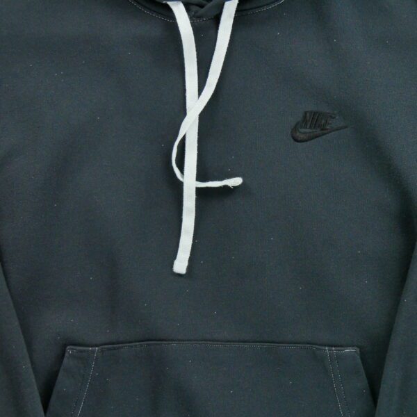 Sweat a capuche homme manches longues noir Nike Motif chine Col Rond