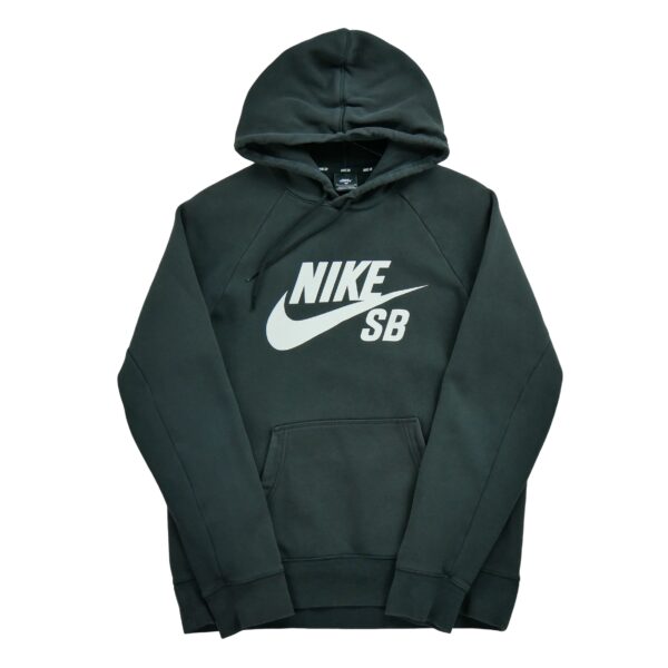 Sweat a capuche homme manches longues noir Nike Motif imprime Col Rond