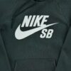 Sweat a capuche homme manches longues noir Nike Motif imprime Col Rond