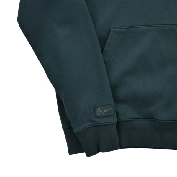 Sweat a capuche homme manches longues noir Nike Motif imprime Col Rond Equipe AC Milan