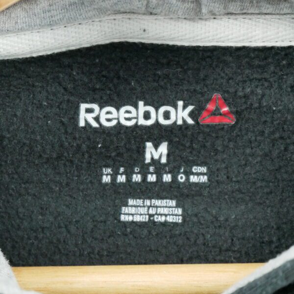 Sweat a capuche homme manches longues noir Reebok Col Montant