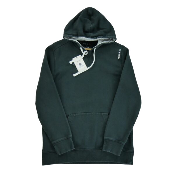 Sweat a capuche homme manches longues noir Reebok Col Montant