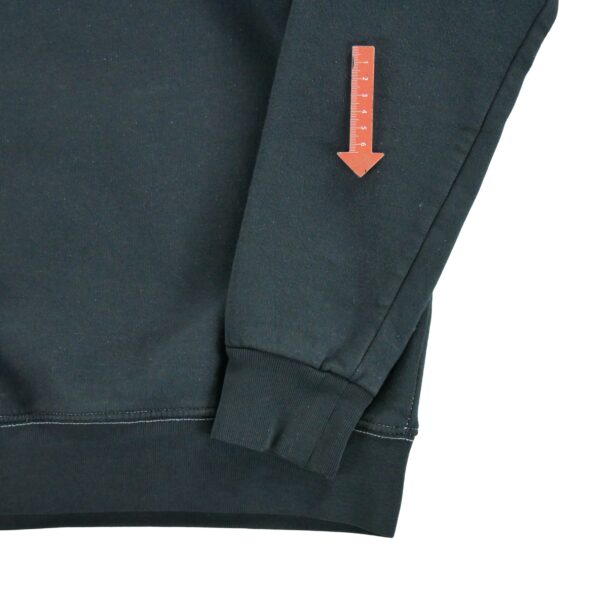 Sweat a capuche homme manches longues noir Supreme Col Rond