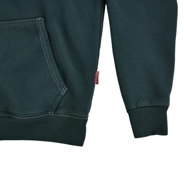 Sweat a capuche homme manches longues noir Supreme Col Rond