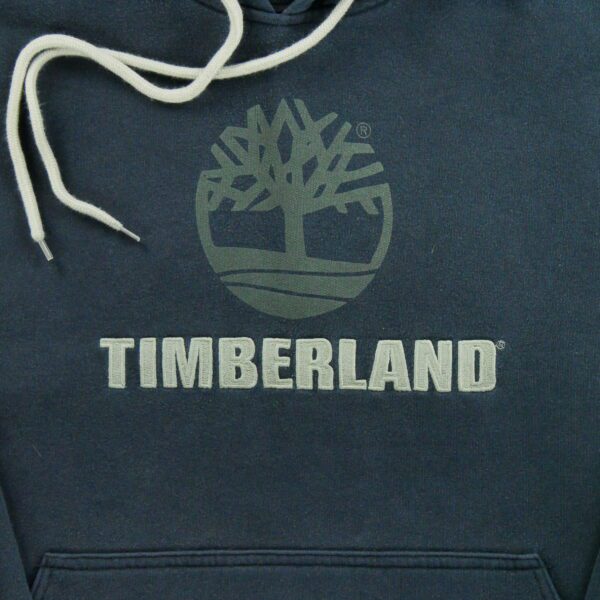 Sweat a capuche homme manches longues noir Timberland Col Rond