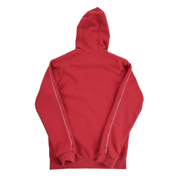 Sweat a capuche homme manches longues rouge Adidas Col Rond