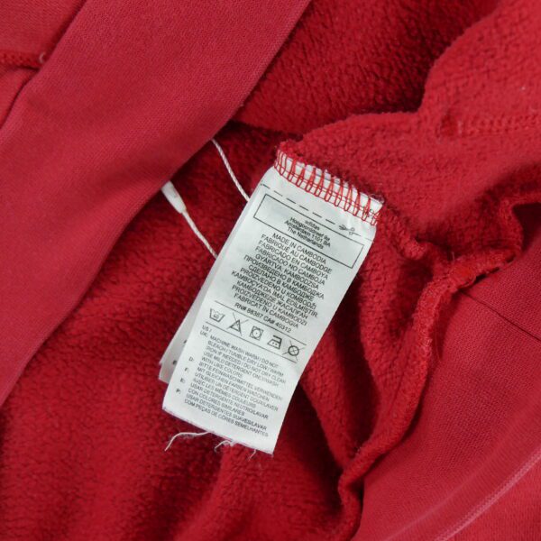 Sweat a capuche homme manches longues rouge Adidas Col Rond