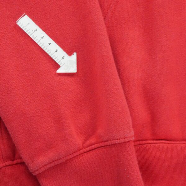 Sweat a capuche homme manches longues rouge Nike Col Rond