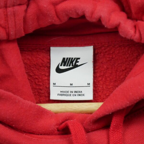 Sweat a capuche homme manches longues rouge Nike Col Rond