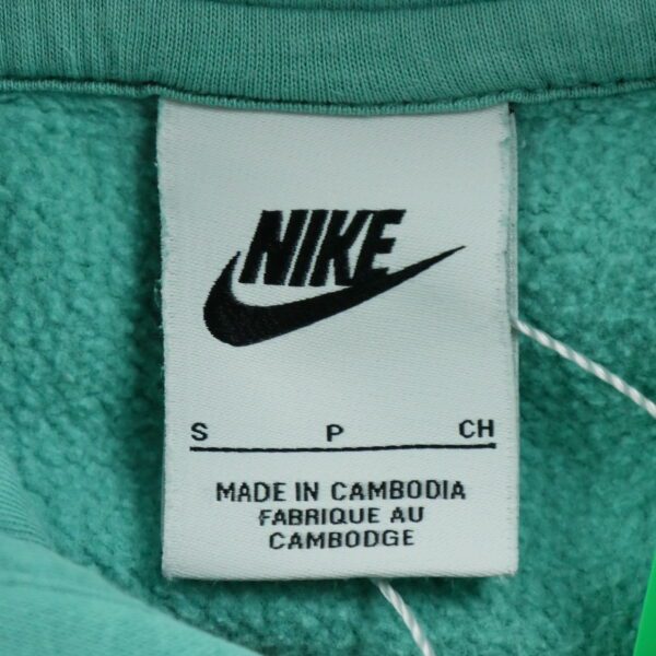 Sweat a capuche homme manches longues vert Nike Col Rond