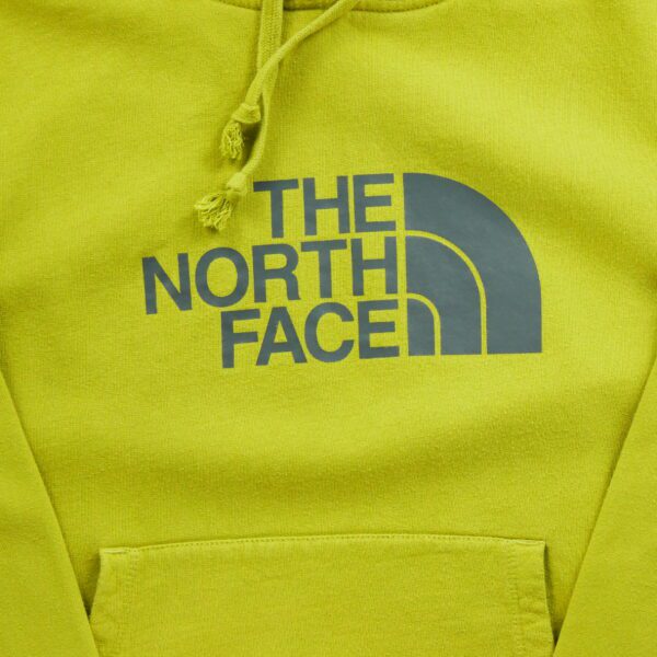 Sweat a capuche homme manches longues vert The North Face Motif imprime Col Rond