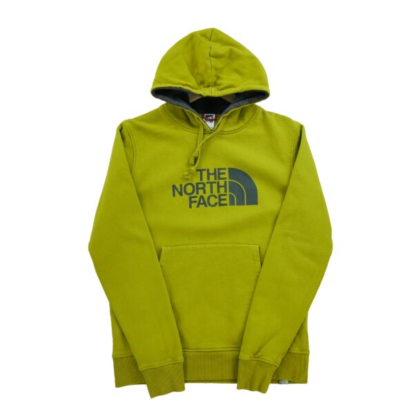 Sweat a capuche homme manches longues vert The North Face Motif imprime Col Rond