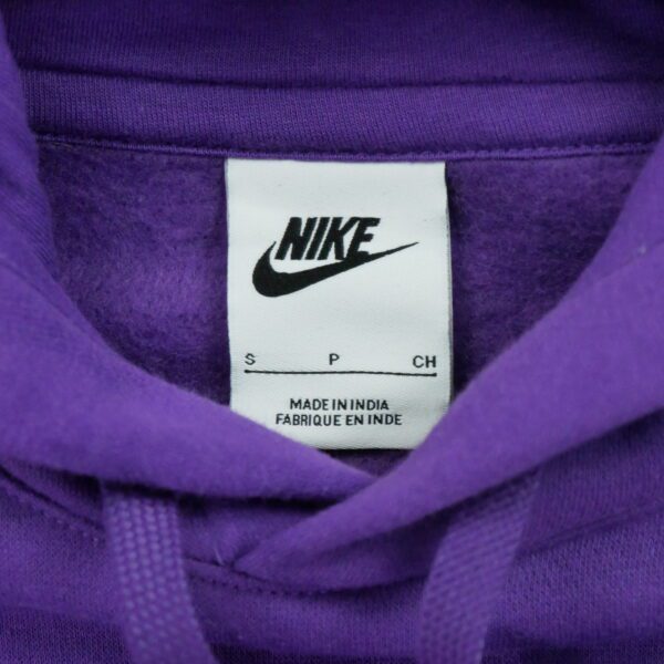 Sweat a capuche homme manches longues violet Nike Motif brode Col Rond