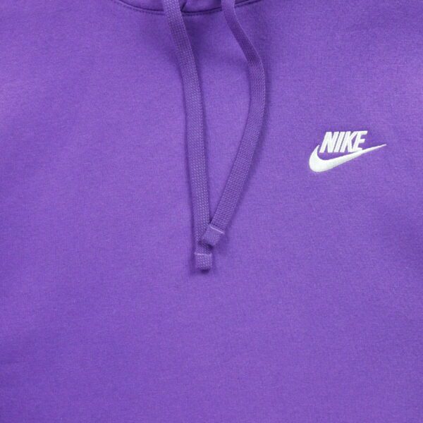 Sweat a capuche homme manches longues violet Nike Motif brode Col Rond