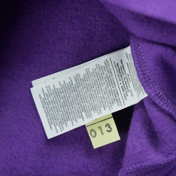 Sweat a capuche homme manches longues violet Nike Motif brode Col Rond