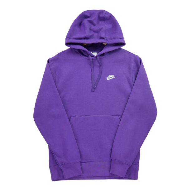 Sweat a capuche homme manches longues violet Nike Motif brode Col Rond
