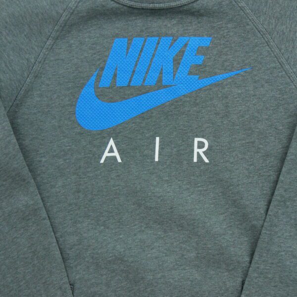 Sweat enfant manches longues gris Nike Motif imprime Col Rond