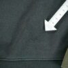 Sweat enfant manches longues noir Vintage Col Rond