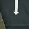 Sweat enfant manches longues noir Vintage Col Rond
