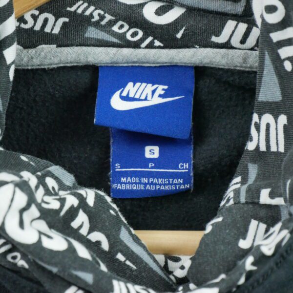Sweat femme manches longues noir Nike Motif imprime Col Montant
