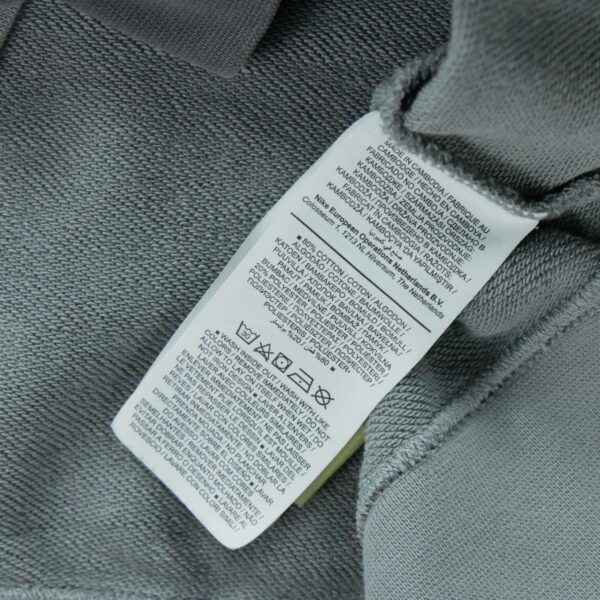 Sweat homme manches longues gris Nike Col Rond