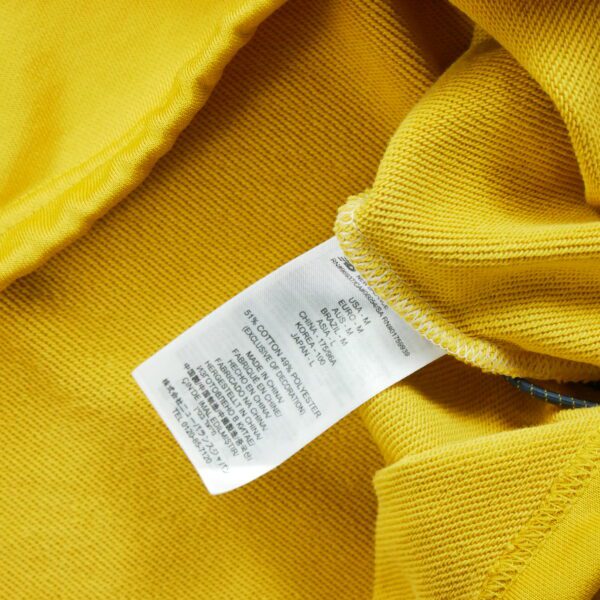 Sweat homme manches longues jaune New Balance Col Montant