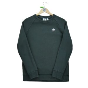 Sweat homme manches longues noir Adidas Col Rond