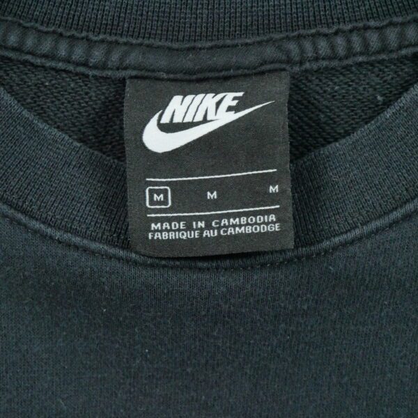 Sweat homme manches longues noir Nike Col Rond