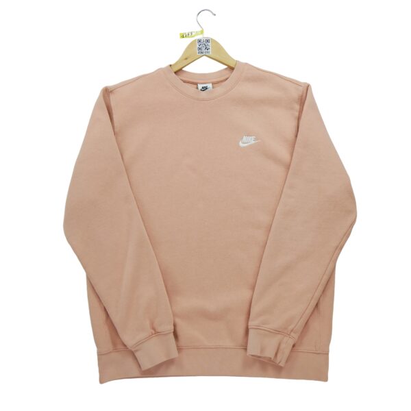 Sweat homme manches longues orange Nike Col Rond