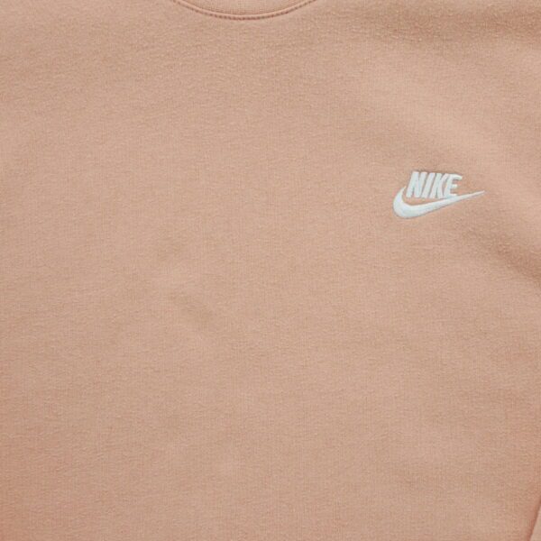 Sweat homme manches longues orange Nike Col Rond