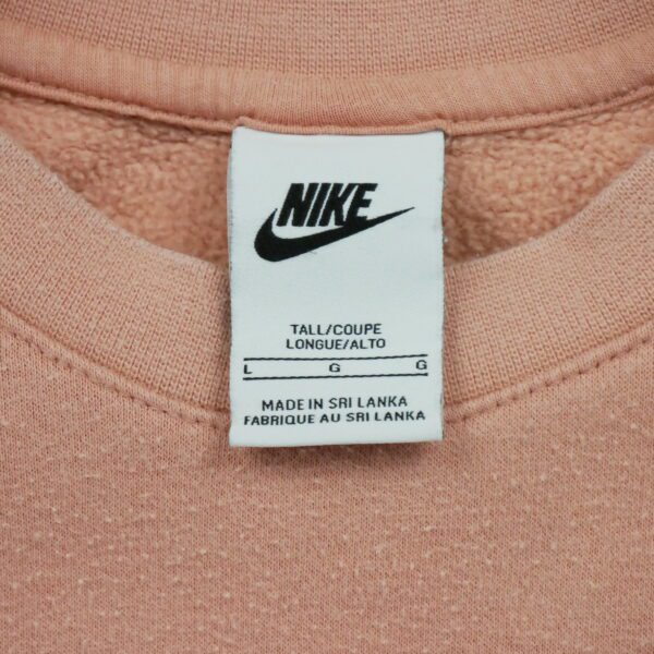 Sweat homme manches longues orange Nike Col Rond
