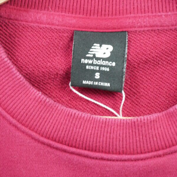 Sweat homme manches longues rouge New Balance Col Rond
