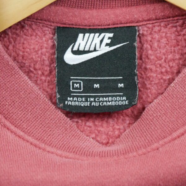 Sweat homme manches longues rouge Nike Col Rond