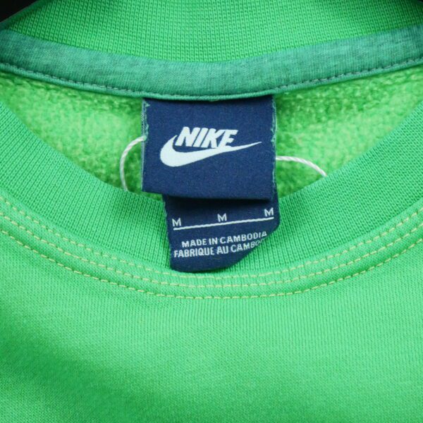 Sweat homme manches longues vert Nike Col Rond